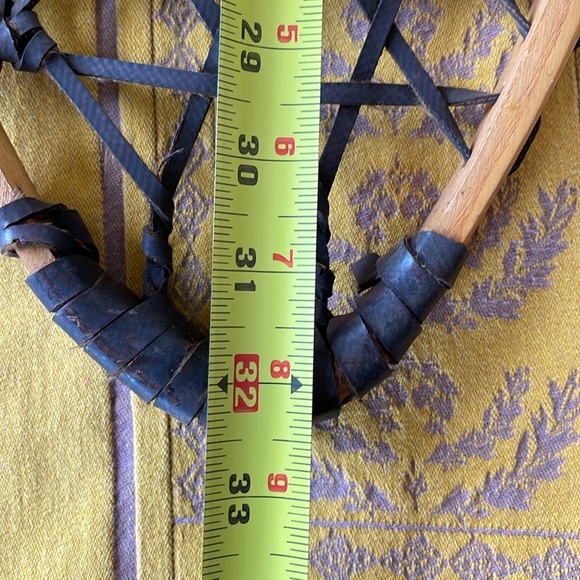 Snowshoes Snocraft Wooden Made in Maine, Like New Condition, Leather, Vintage - Picture 15 of 15